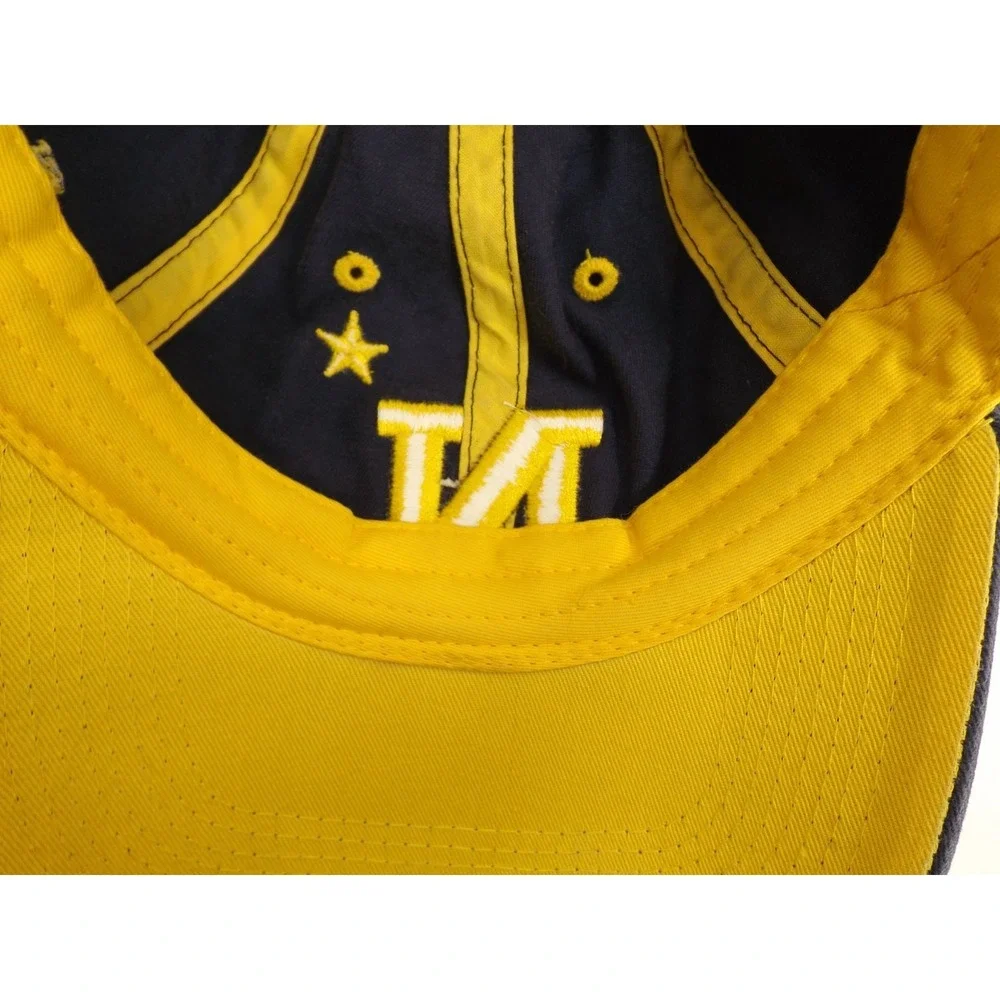 US Navy ⚓RAM Embroidered N Blue & Gold Collegiate Licensed Adjustable Cap Hat
